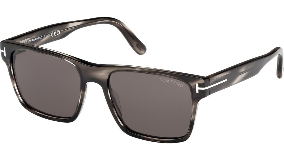 Tom Ford CALDER (FT1205-56A) 55 | Unisex Gri Güneş Gözlüğü